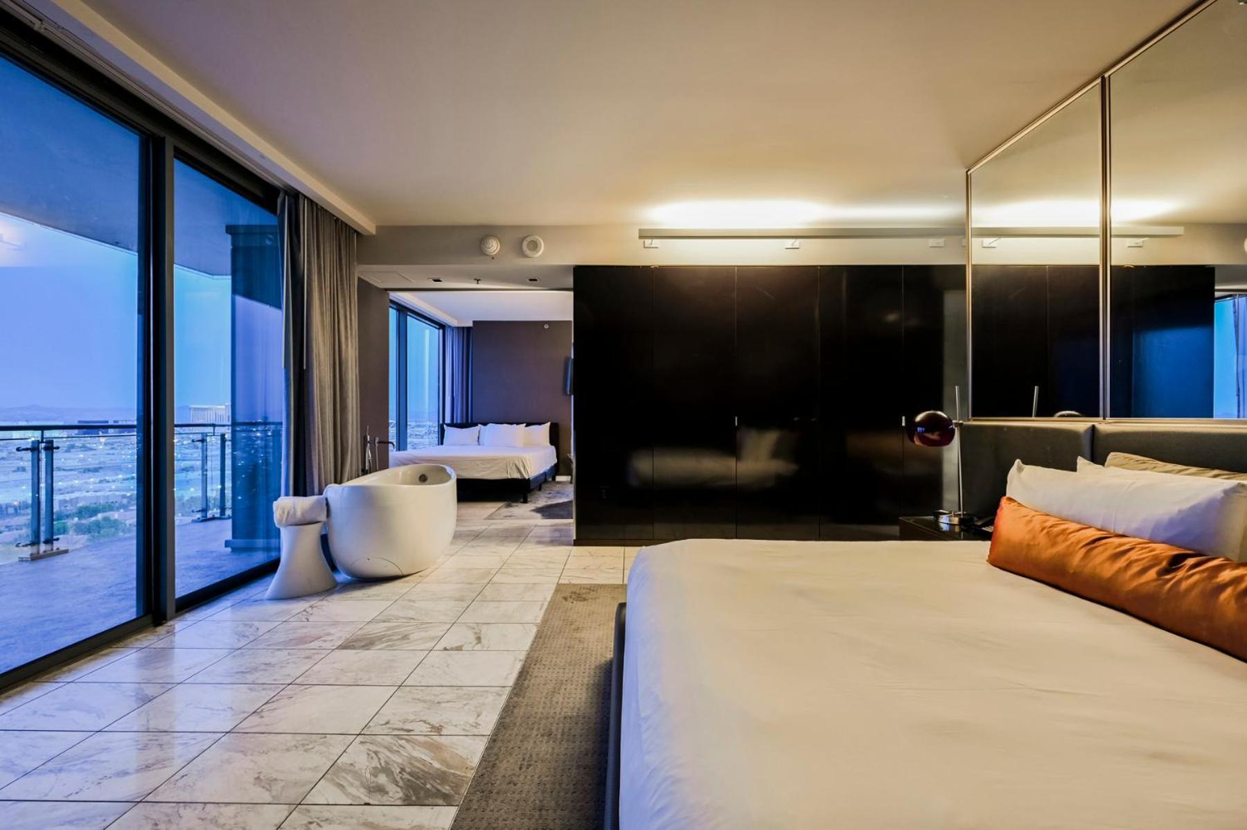 لاس فيغاس Stripviewsuites Two-Bedroom Con-Joined Exclusive Condo الغرفة الصورة